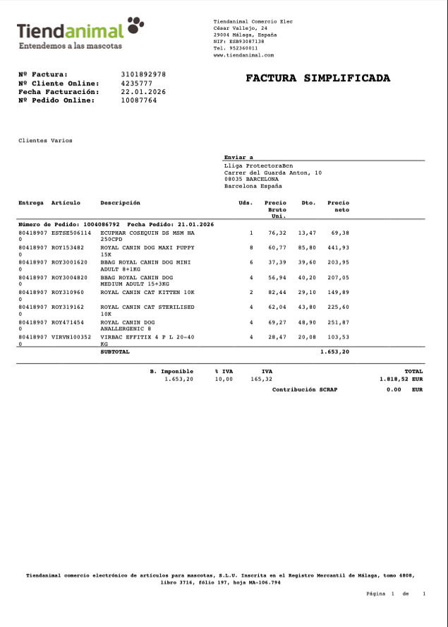 Charity receipt 3
