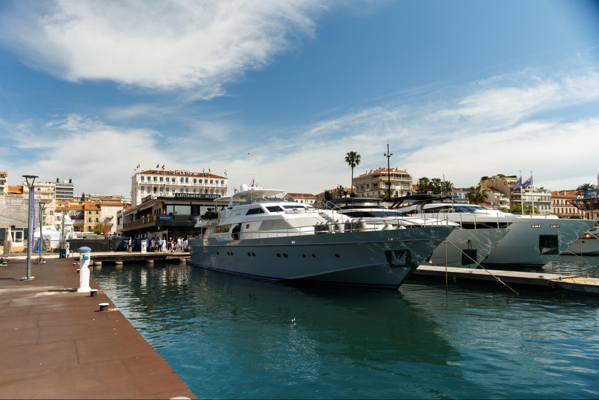 French Riviera marina