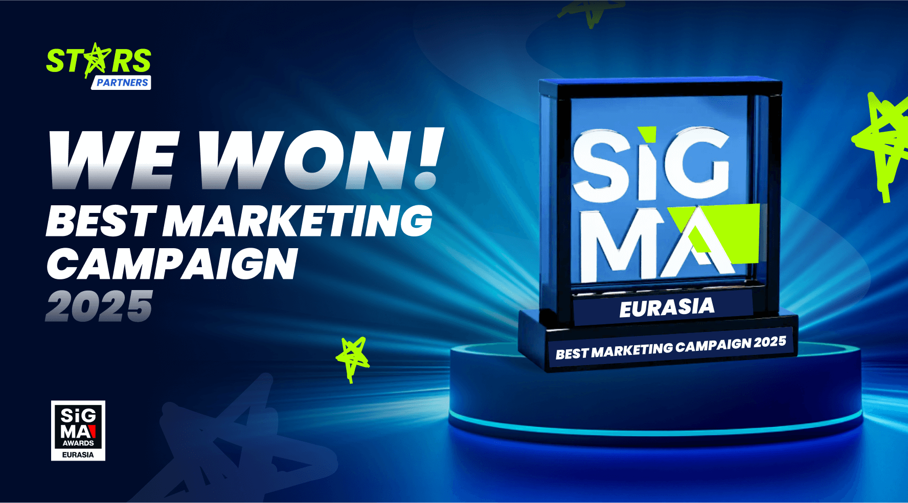 Stars Partners Wins Best Marketing Campaign 2025 at AIBC Eurasia Awards!
